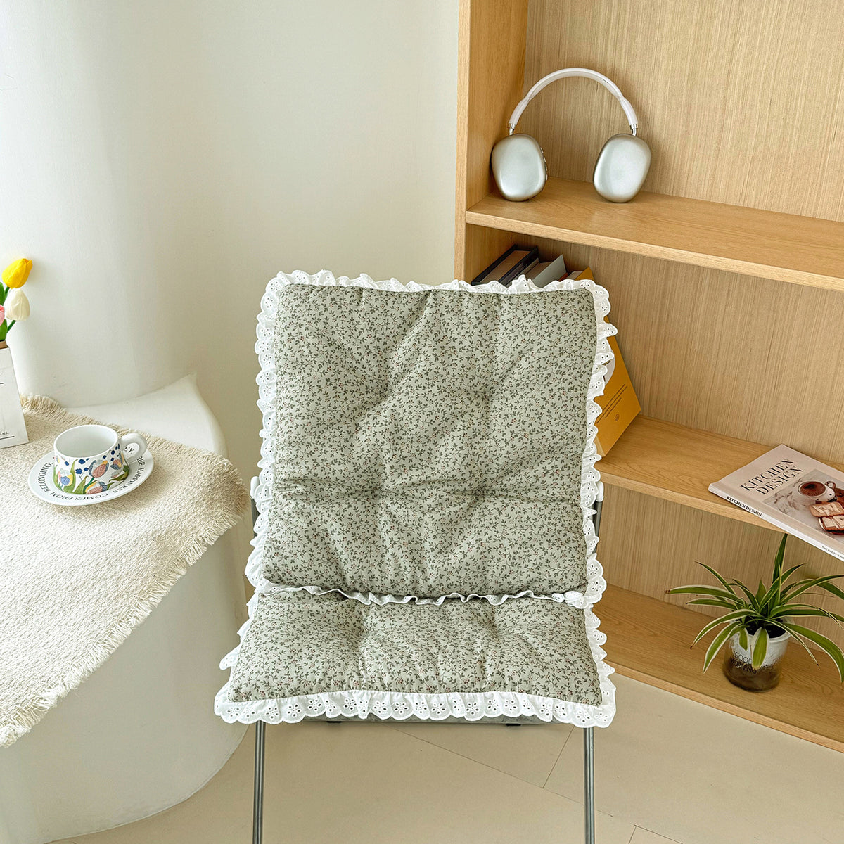 Simple Chair Cushion, Polyester Cover, PP Cotton Filling