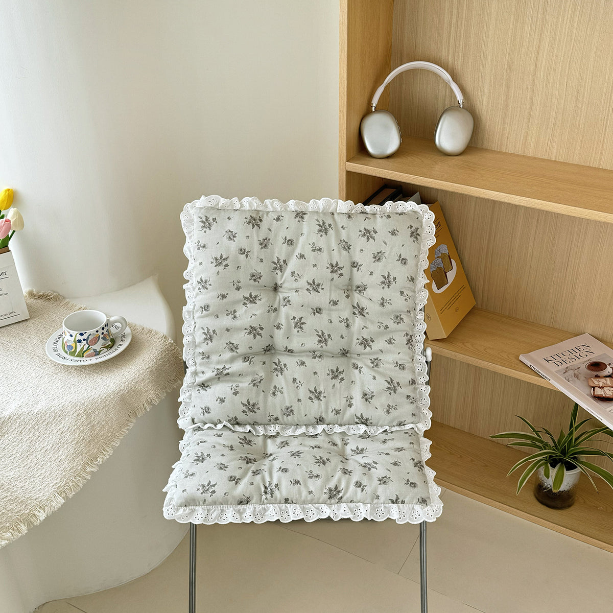 Simple Chair Cushion, Polyester Cover, PP Cotton Filling