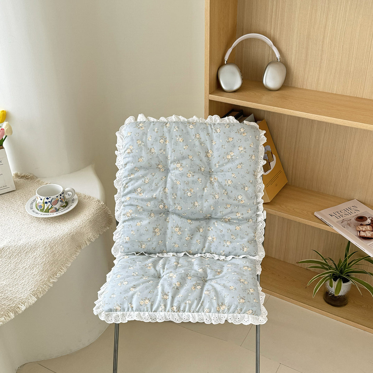 Simple Chair Cushion, Polyester Cover, PP Cotton Filling