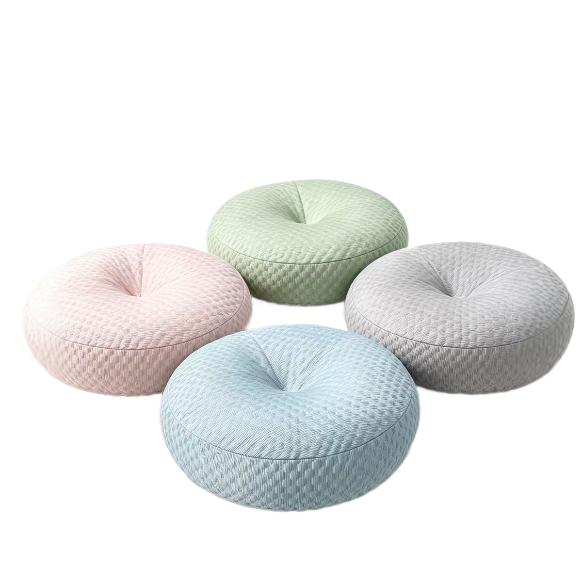 Solid Color Seat Cushion, PP Cotton Filling, 45x45x15cm