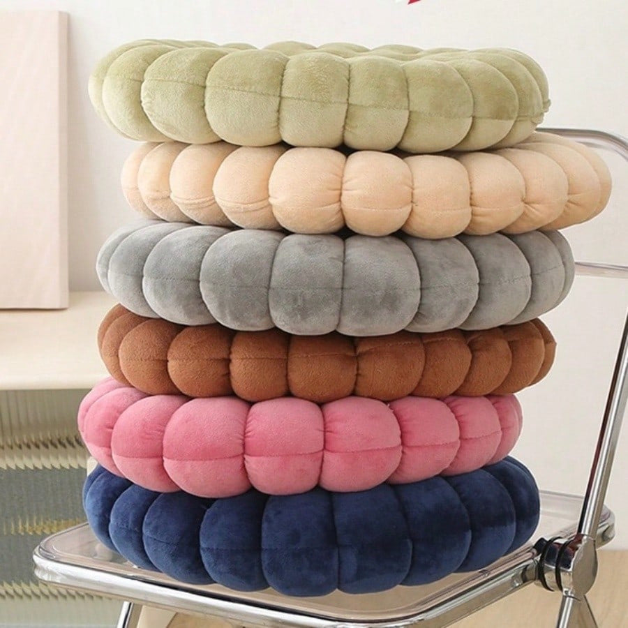 Square Round Chair Cushion, Fabric Cover, PP Cotton Filling